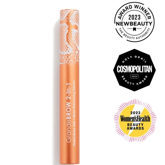 TRAVEL GRANDE BROW 2-IN-1 TINTED BROW GEL + ENHANCING SERUM. - Picture 4 of 16